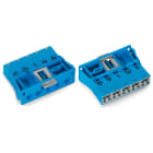 Wago Contact - Connecteur encastrable mâle 5 pôles / Bleu