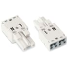 Wago Contact - Connect femelle 4mm²/2p/blanc