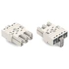 Wago Contact - Stiftteil 3-pol. kod.a 2-l weiss