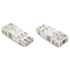Wago Contact - Connecteur avec boîtier de décharge de traction 3 pôles, blanc