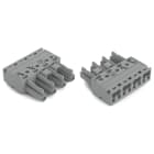 Wago Contact - Douille 4 pôles, gris
