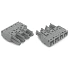 Wago Contact - Douille 4 pôles, gris
