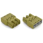 Wago Contact - Connecteur 3 pôles, vert clair
