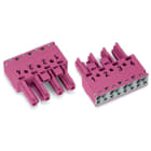 Wago Contact - Connect.MIDI spec/mâle/4p/rose