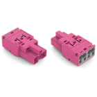 Wago Contact - Connecteur 2 pôles, rose