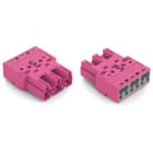 Wago Contact - Connecteur 3 pôles, rose