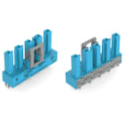 Wago Contact - Connecteur femelle Winsta droit sur CI 5 pôles / Bleu