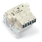 Wago Contact - Connecteur en T Linect® 3 pôles, blanc