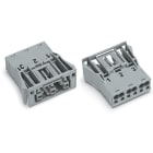 Wago Contact - Connecteur encastrable femelle 3 pôles / Gris