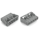 Wago Contact - Connecteurs femelles encastrables gris