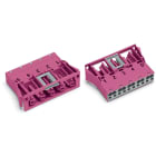 Wago Contact - Connecteurs femelles encastrables rose