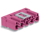 Wago Contact - Connecteur pour circuits imprimés Coudé 5 pôles, rose
