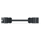 Wago Contact - Cordon Mâle/Femelle 4G 1,5 HO5VVF Noir 5 m