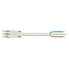 Wago Contact - Cordon Femelle/- 3G 1,5 HO5VVF Blanc 1 m