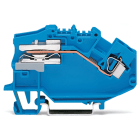 Wago Contact - TOPJOB'S borne sectionnable de compensation de potentiel 1C / 4 mm² / Bleu