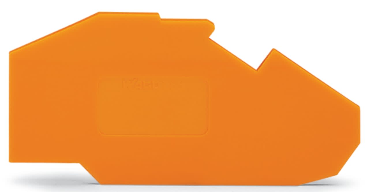 Wago Contact - TOPJOB'S Plaque intermédiaire et d'extrémité épaisseur 1,5 mm / Orange