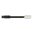 Wago Contact - Câble de raccordement précâblé Eca Connecteur femelle/extrémité libre, noir