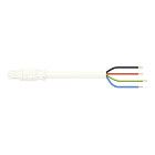Wago Contact - Câble de raccordement précâblé Eca Connecteur femelle/extrémité libre, blanc
