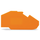 Wago Contact - TOPJOB'S Plaque intermédiaire et d'extrémité épaisseur 1,5 mm / Orange