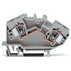 Wago Contact - Tobjob borne pass/2c/10mm/gris-clair