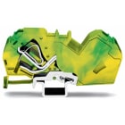 Wago Contact - Borne de protection 2C / Vert-Jaune