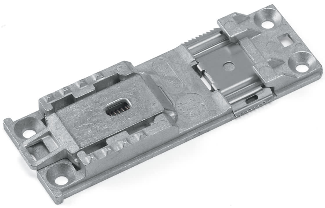 Wago Contact - ADAPTATEURS POUR RAIL EN ZINC COULÉ POUR APPAREILS 787-8xx SUR RAIL DIN