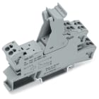 Wago Contact - Embase sans relais pour rail TS 35, RP 25 1RT