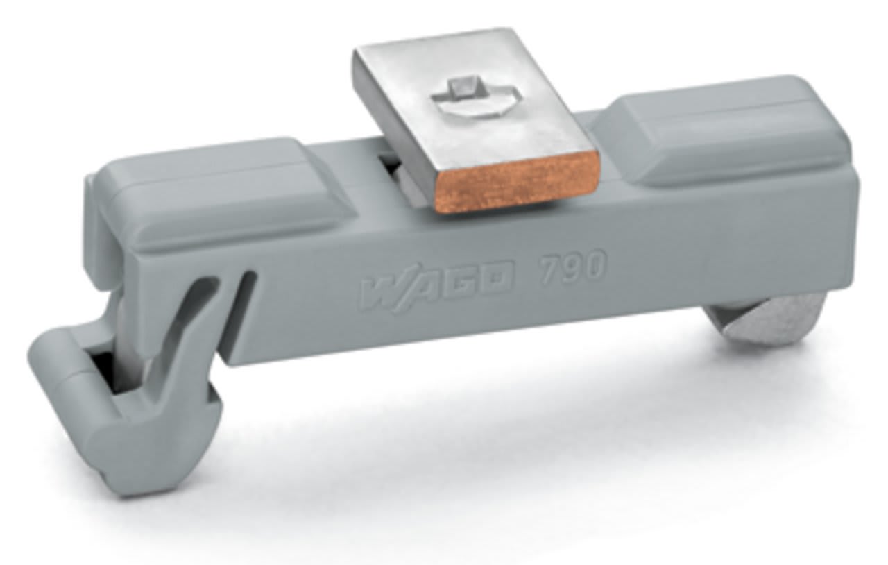 Wago Contact - 1 pied support de 15 mm parallèle au rail