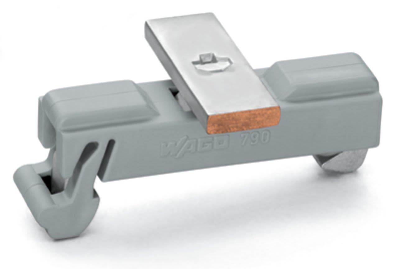 Wago Contact - 1 pied support de 25 mm parallèle au rail