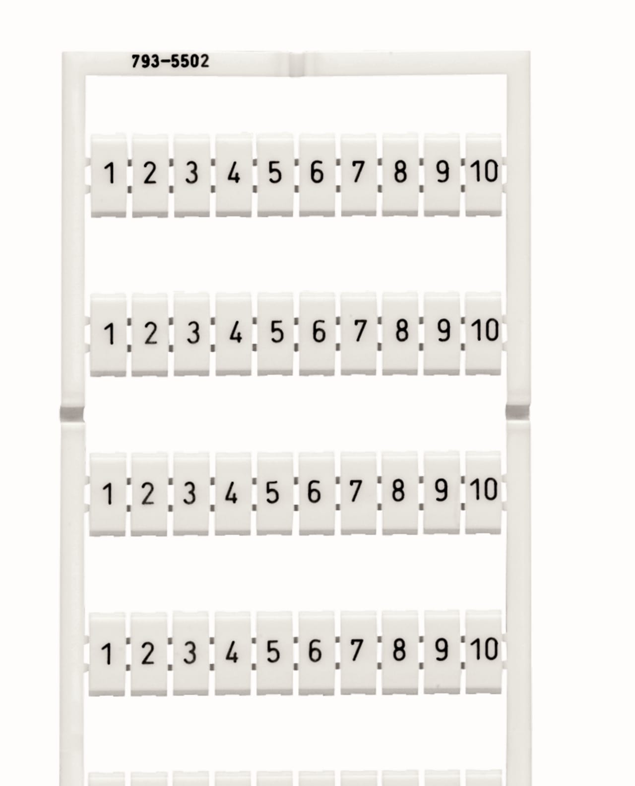 Wago Contact - Marquage WMB horizontal extensible 1...10 (10x)