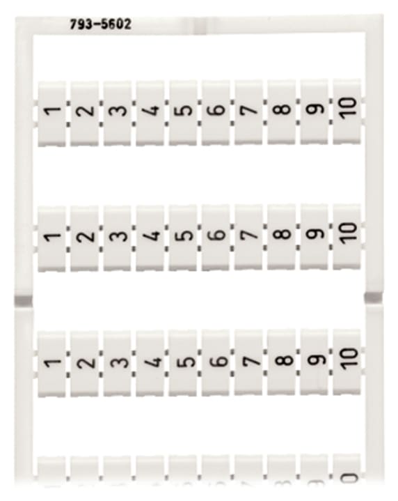 Wago Contact - WMB reper 5-5,2mm impr.v 1-10(10x)