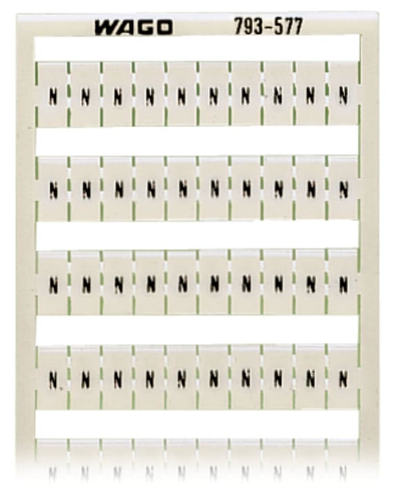 Wago Contact - WMB repérage rapide N/HORIZONTAL100X