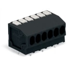 Wago Contact - Borne pour CI THR Bouton-poussoir 1,5mm² pas3.5mm 7 pôles, noir