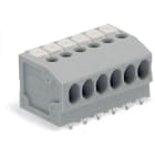 Wago Contact - Borne pour CI Bouton-poussoir 1,5mm² pas3.5mm 2 pôles, gris