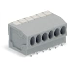 Wago Contact - Borne pour CI Bouton-poussoir 1,5mm² pas3.5mm 23 pôles, gris