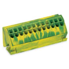 Wago Contact - Bloc de barres collectrices de mise à la terre 4 mm² (12 Pts) Vert-Jaune