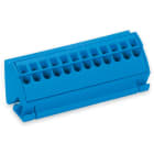 Wago Contact - Bloc de barres collectrices 4 mm² (12 Pts) Bleu