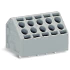 Wago Contact - Barr borne CI 2x1.5mm² 5mm 5 p/ gris