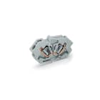 Wago Contact - Borne centrale traversante modulaire Bleu