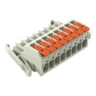 Wago Contact - Connecteur femelle pour 1 conducteur 100% protégé contre l'inversion, gris clair