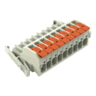 Wago Contact - Connecteur femelle pour 1 conducteur 100% protégé contre l'inversion, gris clair