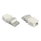 Wago Contact - Connecteur avec boîtier de décharge de traction 5 pôles, blanc