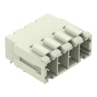 Wago Contact - Conn male br coudee pi.7,62mm/4 p