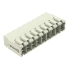 Wago Contact - Connecteur mâle THT 1.0 x 1.2 mm solder pin Coudé, gris clair
