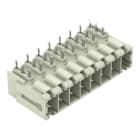 Wago Contact - Connecteur mâle THT Broche à souder 1,0 x 1,2 mm Coudé, gris clair