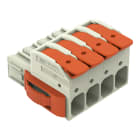 Wago Contact - Connecteur femelle pour 1 conducteur 100% protégé contre l'inversion, gris clair