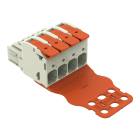 Wago Contact - Connecteur femelle pour 1 conducteur 100% protégé contre l'inversion, gris clair