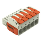 Wago Contact - Connecteur femelle pour 1 conducteur 100% protégé contre l'inversion, gris clair