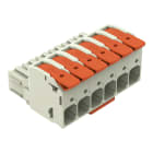 Wago Contact - Connecteur femelle pour 1 conducteur 100% protégé contre l'inversion, gris clair