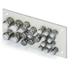 Wago Contact - Plaque F200-1 - Avec presse-étoupes et bouchons 4xM20, 6xM16, 10xM12